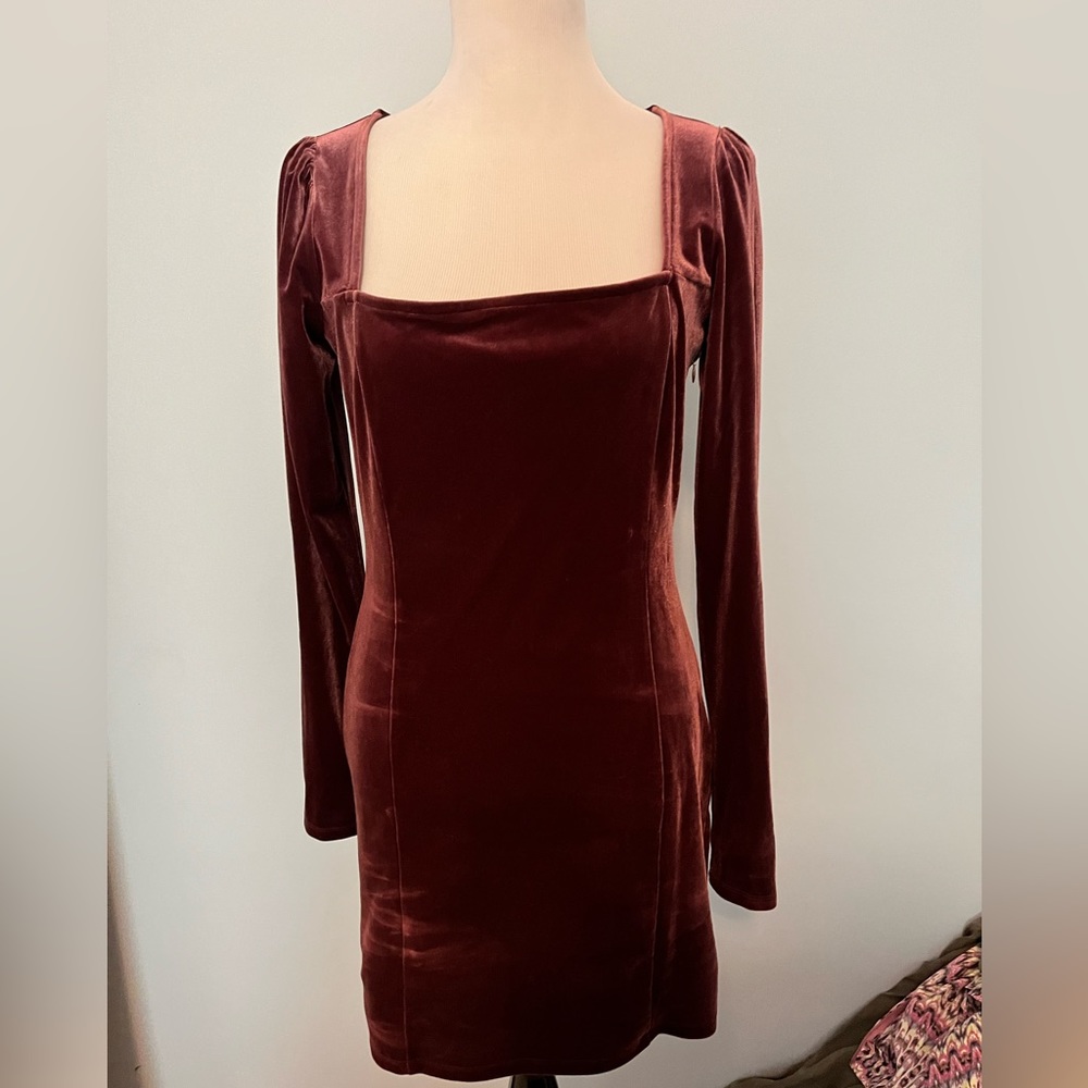 Forever 21 velvet dress sz L